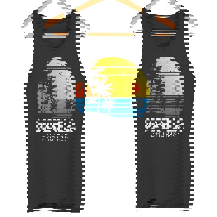 Filipina フィリピノ ヤシの木 マニラ トロピカル フィリピン タンクトップ