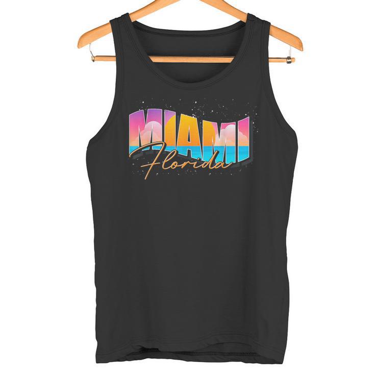 Fltateacances D'été Tropicalesouth Beach Miami Floride Débardeur e