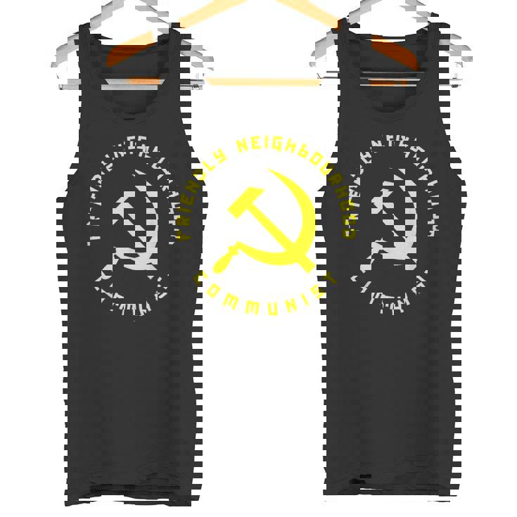 Friendly Neighbourhood Communist 面白い共産主義 タンクトップ