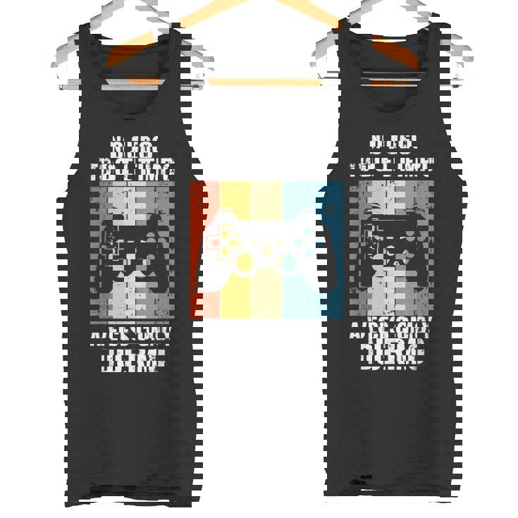 Gaming No Juego Todo El Tiempodivertido Gamer Camiseta sin mangas