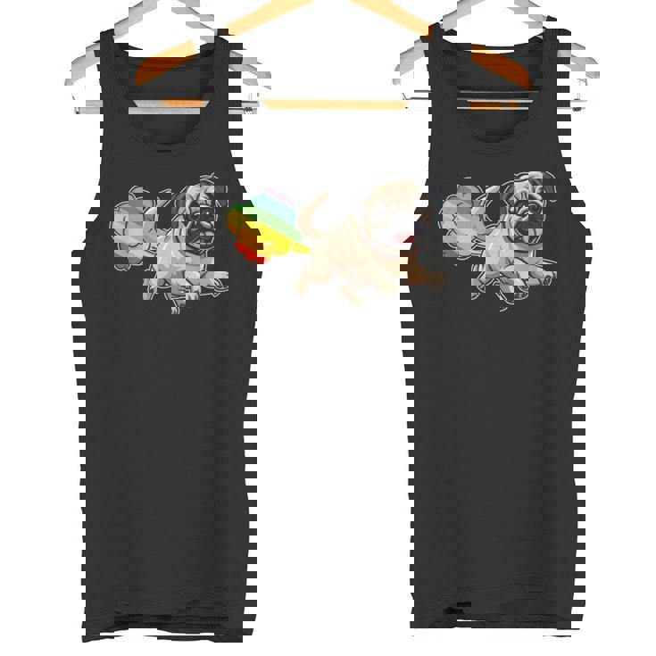 Graciosa Perro Doglover Perros Carlino Cachorro Mascota Pug Camiseta sin mangas