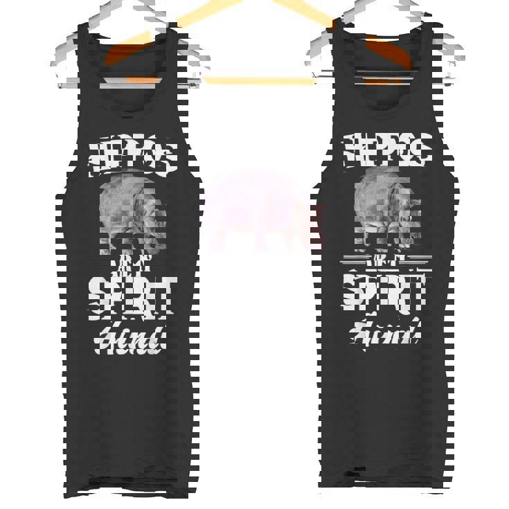 Hippos Are Mypirit アニマルシャツ – Hippos Lover タンクトップ