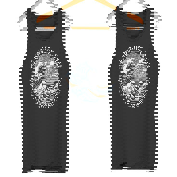 Japan Great Waveoff 神奈川 北斎 日本土産 タンクトップ