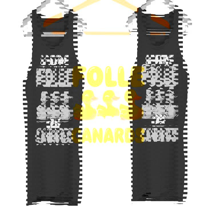 La Dame Folle Des Canards Amoureux Des Animaux Ferme Débardeur e