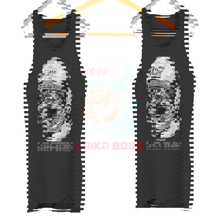 Laika Boss ヴィンテージ Cccp ソビエトロシアソ連宇宙犬 タンクトップ