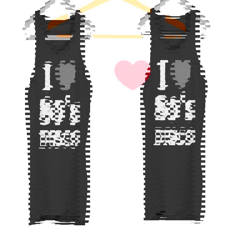 I Love 80S ディスコミュージック レトロディスコ タンクトップ