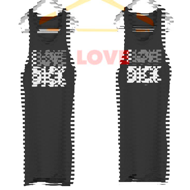 I Love Dick Gay Pride ギフト タンクトップ