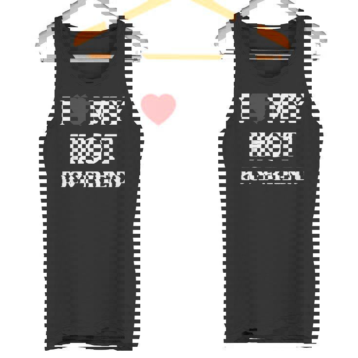 I Love My Hot Boyfriend シャツ マッチング I Heart My Boyfriend タンクトップ