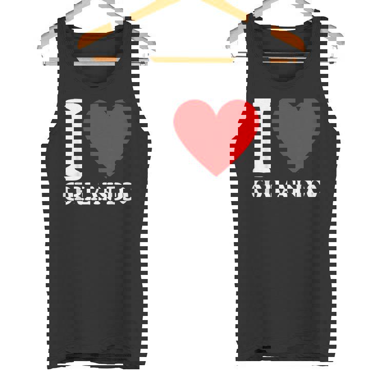 I Love Orlando I Heart Orlando Camiseta sin mangas