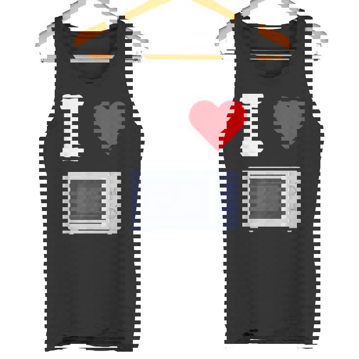 I Love 電子レンジ オーブン 料理 暖房 食品 キッチン 家電 タンクトップ