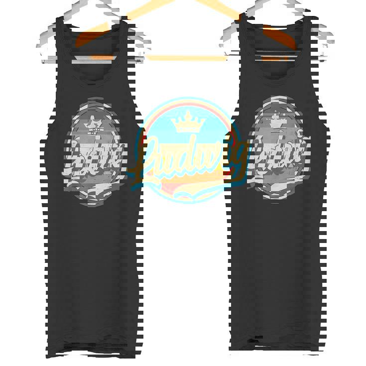 Ludwig レトロ 名前入り ヴィンテージ ファーストネーム ルートヴィヒ タンクトップ