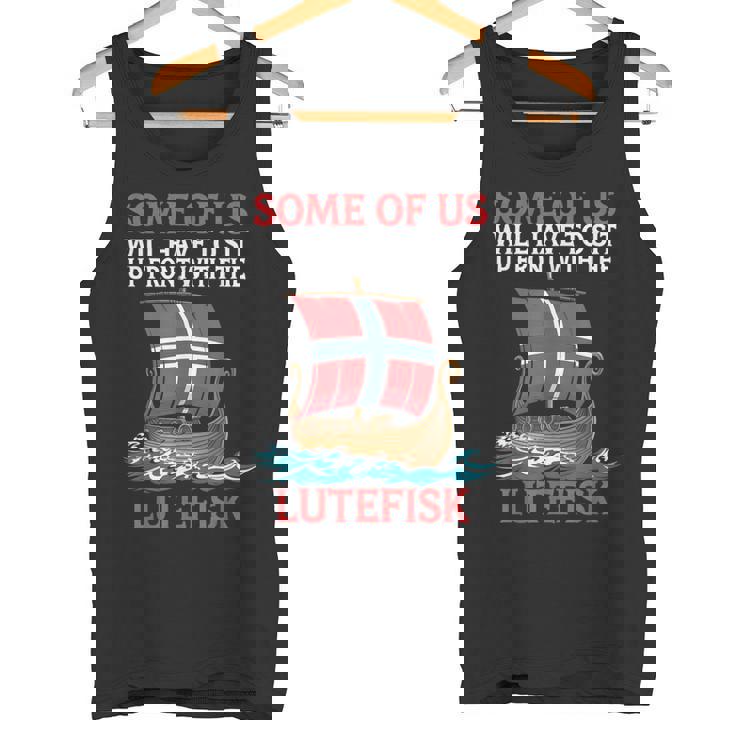 Lutefisk Who Will についてお子様に話さないでください。 タンクトップ