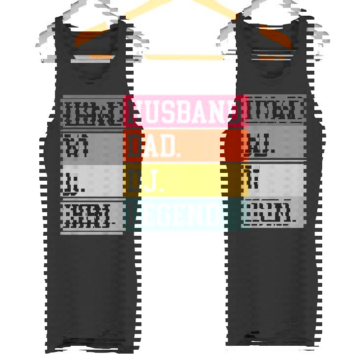 Marito Papà Dj Leggenda Divertente Dj Disc Music Lover Canotta