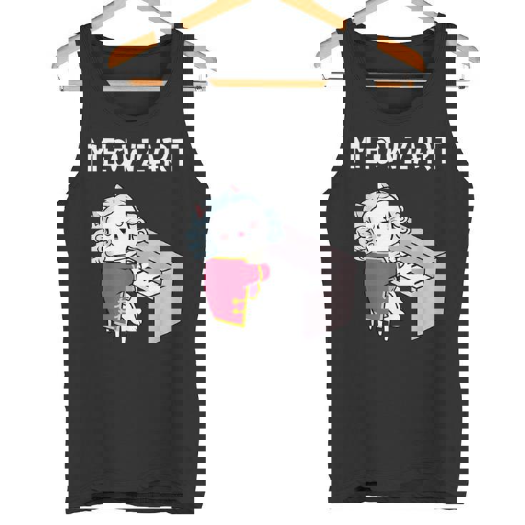 Meowzart Pianista Pianista Amante De La Música Clásica Camiseta sin mangas