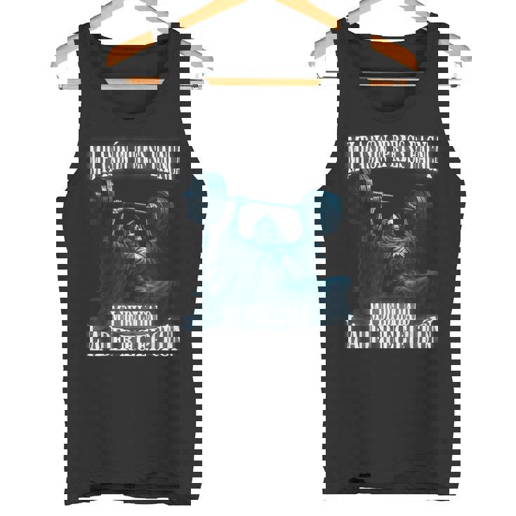 Mi Pasion El Press De Banca Mi Debilidad La De Recepción Camiseta sin mangas