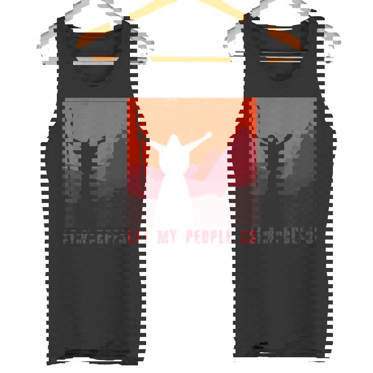 Moses Parts The Redea ユダヤ人 過越祭 ホリデー タンクトップ