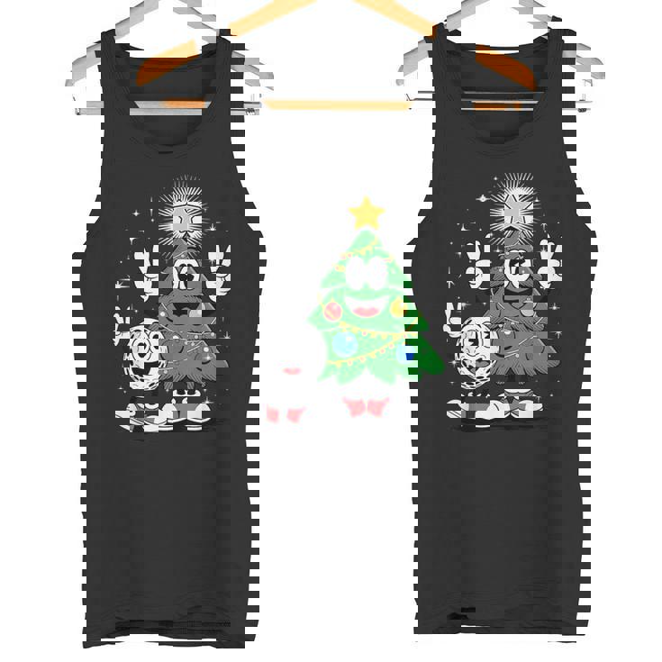 Navidad Árbol Golf X-Mas Golfista Camiseta sin mangas