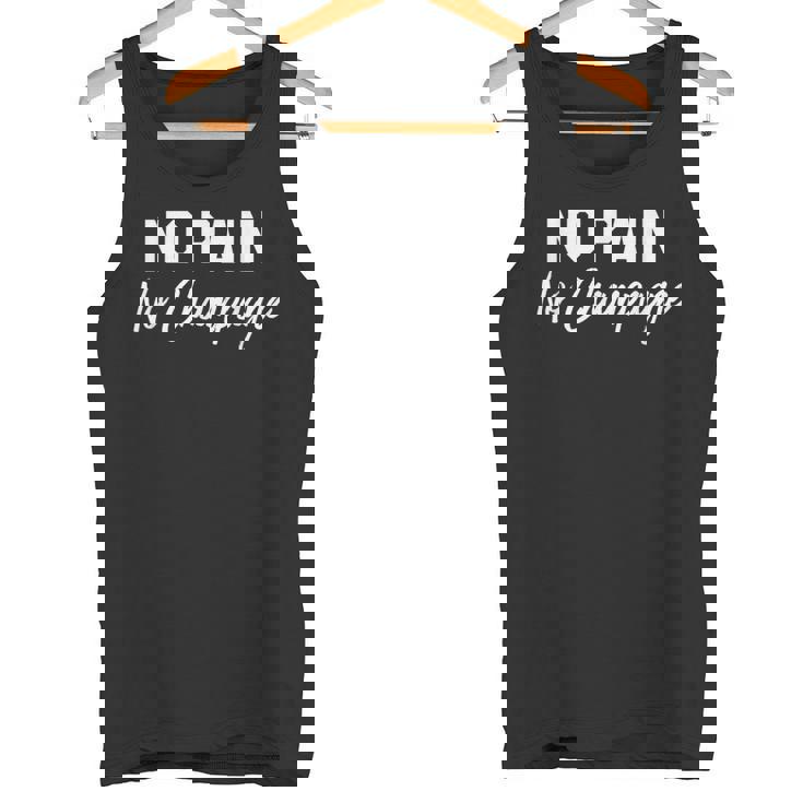 No Pain No Champagne タンクトップ