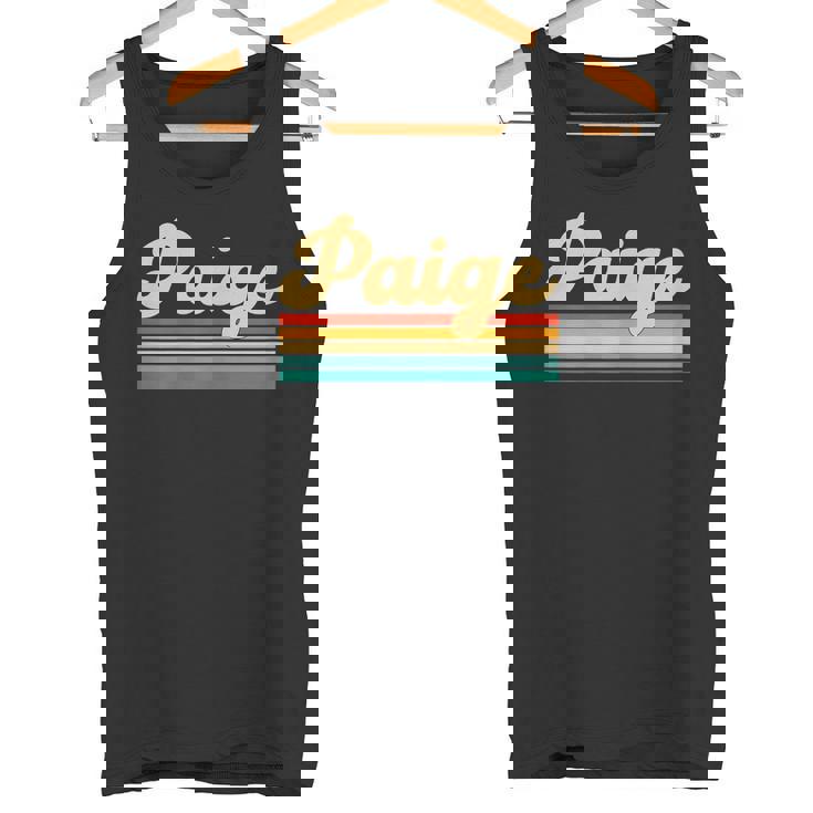 Paige Nombre Retrointage Camiseta sin mangas