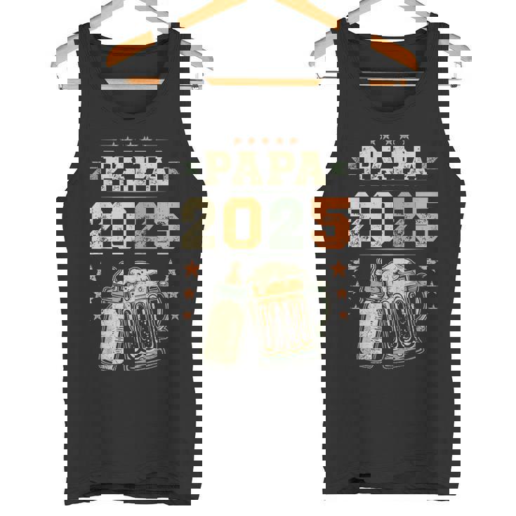 Papa 2025 Padre Primerizo Papá Joven Papá Primerizo Camiseta sin mangas