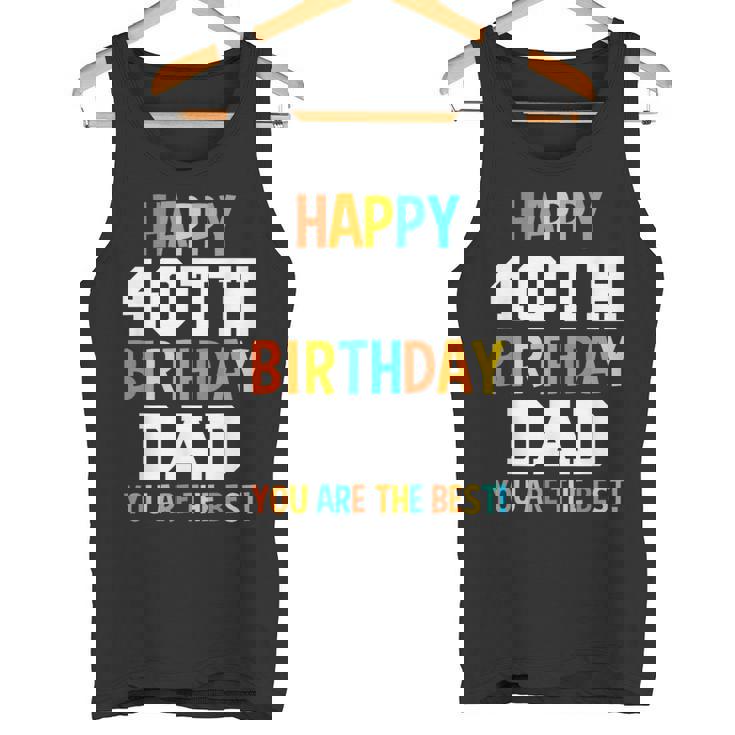 Papà 40° Compleanno Papà 40 Anni Canotta