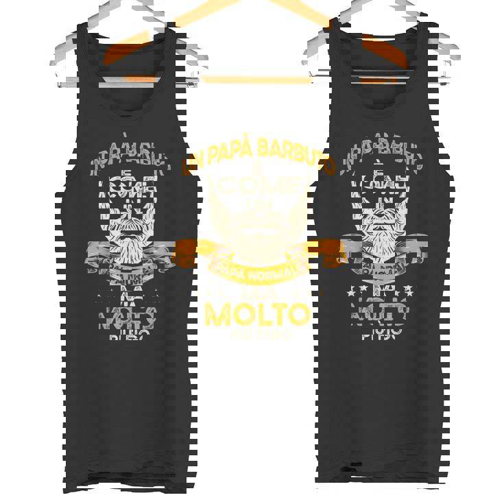 Papà Barbuto Umorismo Regalo Festa Del Papà Barba Padre Canotta