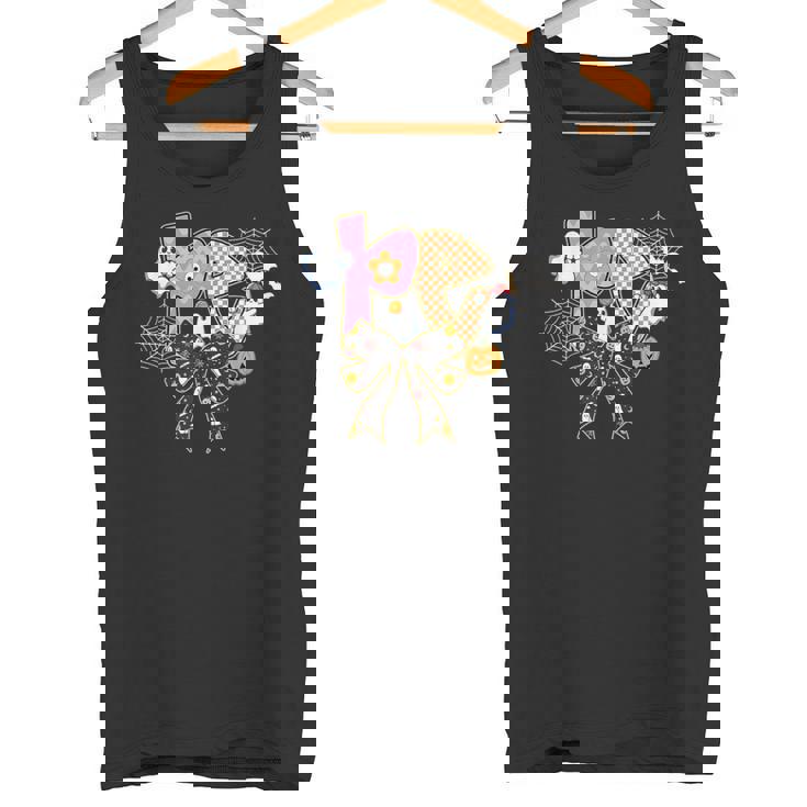 PE Teacher Coach Coquette Ghost Halloween Physical Education Tank Top