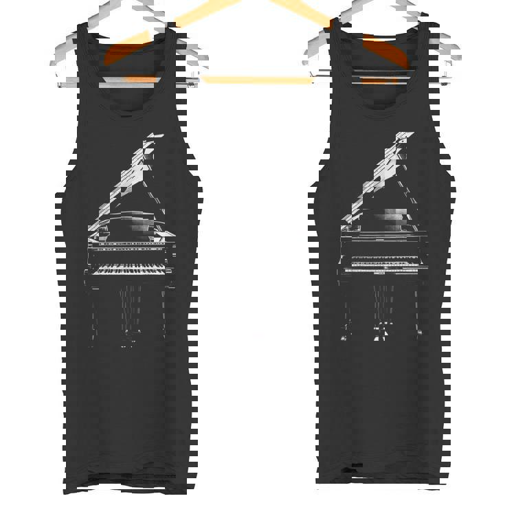 Piano À Queue Instrument De Musique Illustration Graphique Piano À Queue Débardeur e