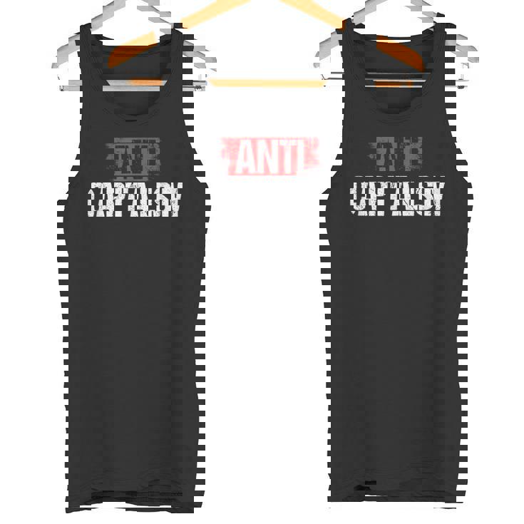 Politicsocialismo Libertario Anticapitalismo Capitalista Camiseta sin mangas