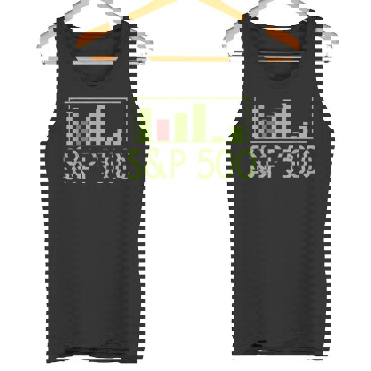 S&P 500 アメリカ株インデックス証券取引知識財務 タンクトップ