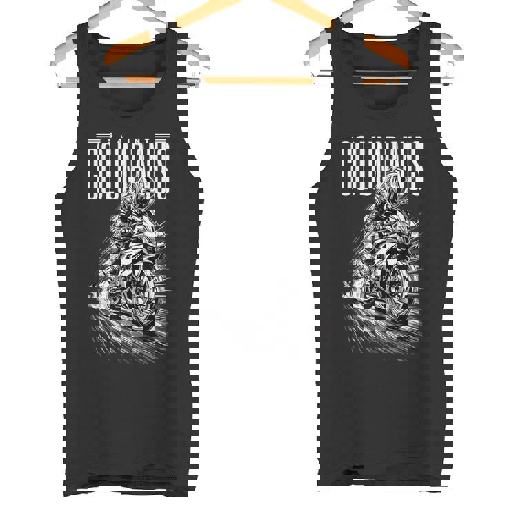 San Columbano Patrón De Los Motociclistas Motocicletas Camiseta sin mangas