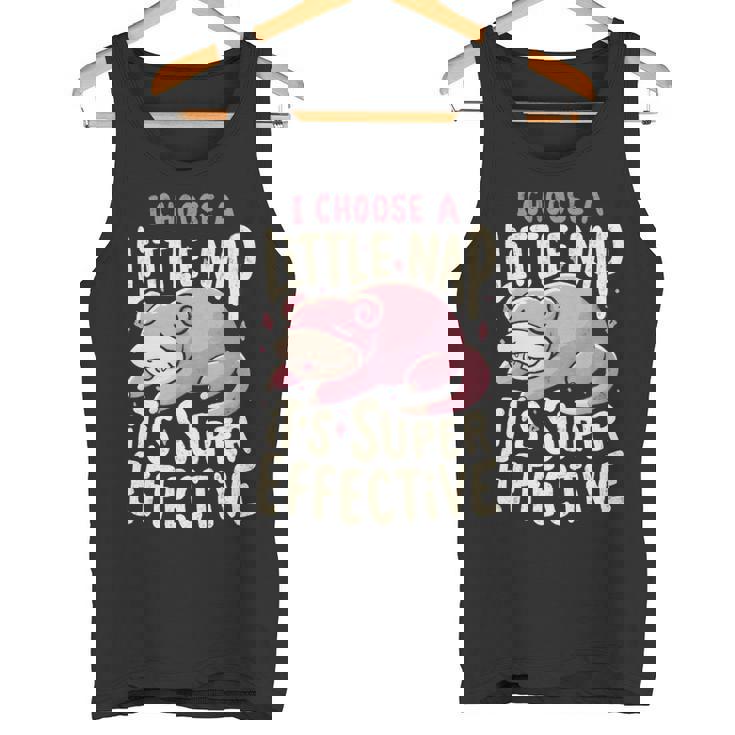 Slowpoke I Choose A Little Nap It'super Effect 長袖tシャツ タンクトップ