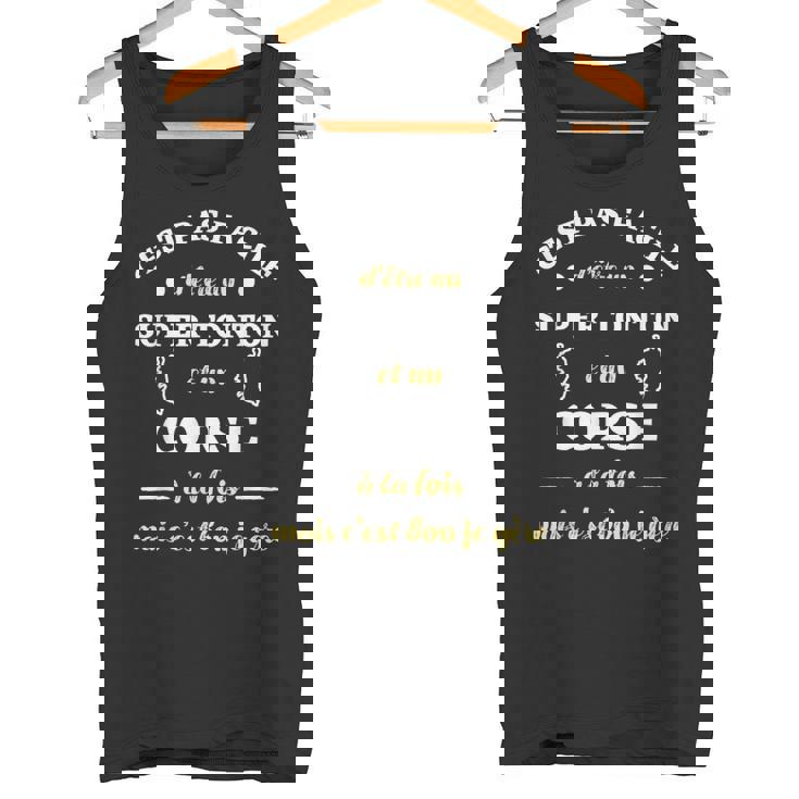 Super Tonton Corse Humour Corsica Homme Humoristique Débardeur e