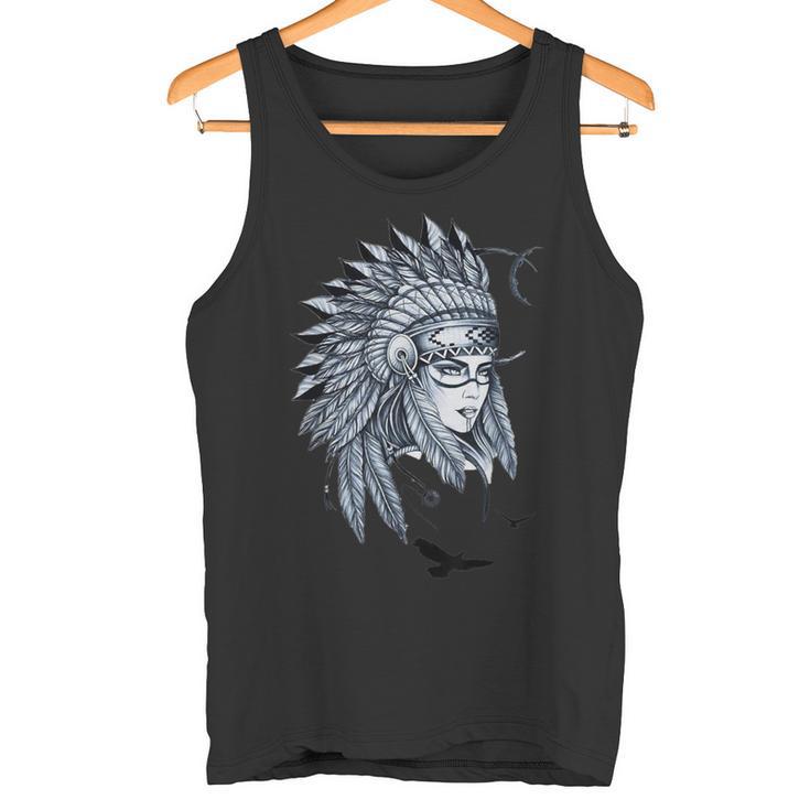 Tocado Nativo Americano Camisa Nativa Americana Nativo Camiseta sin mangas