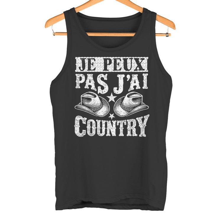 Vintage Humour Danseur Country Je Peux Pas J'ai Country Débardeur e
