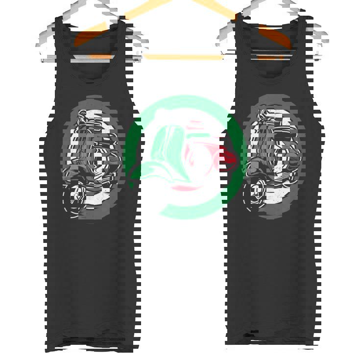 Vintagecooter Bandera De Italia Camiseta sin mangas