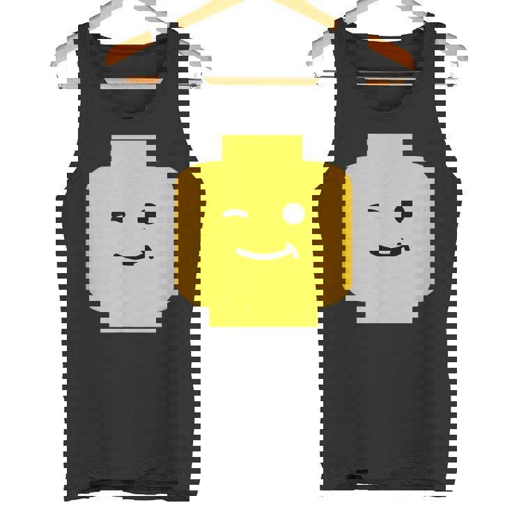 Winking Winky Face ミニフィグ ブリックトイtシャツ タンクトップ