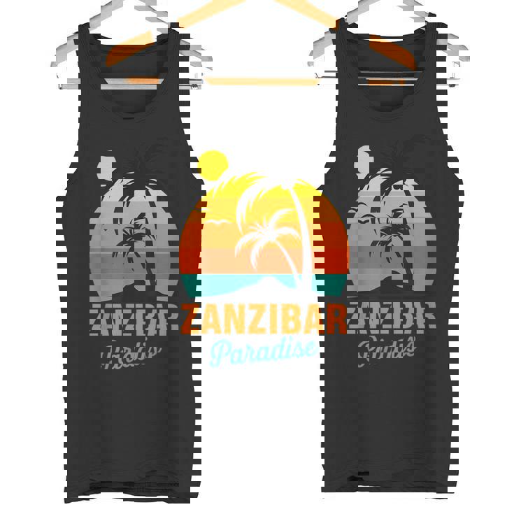 Zanzibar Palm Beach Tanzania Paradisourf Africa Canotta