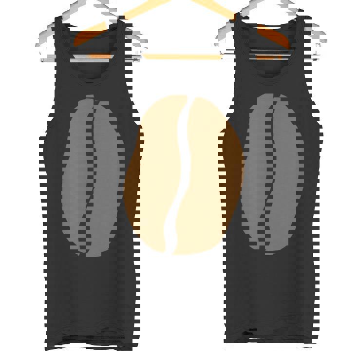 【コーヒー豆】珈琲 デザイン コーヒー柄 おもしろ 面白い 可愛い ネタ ウケ狙い シンプル 喫茶店 コーヒー好き 変な タンクトップ