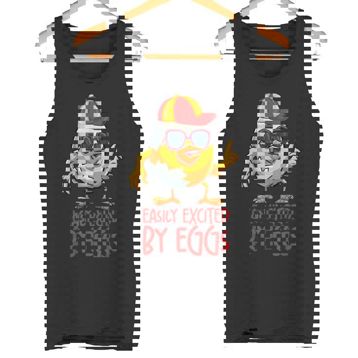 おもしろエッグが簡単に興奮するエッグ。 タンクトップ