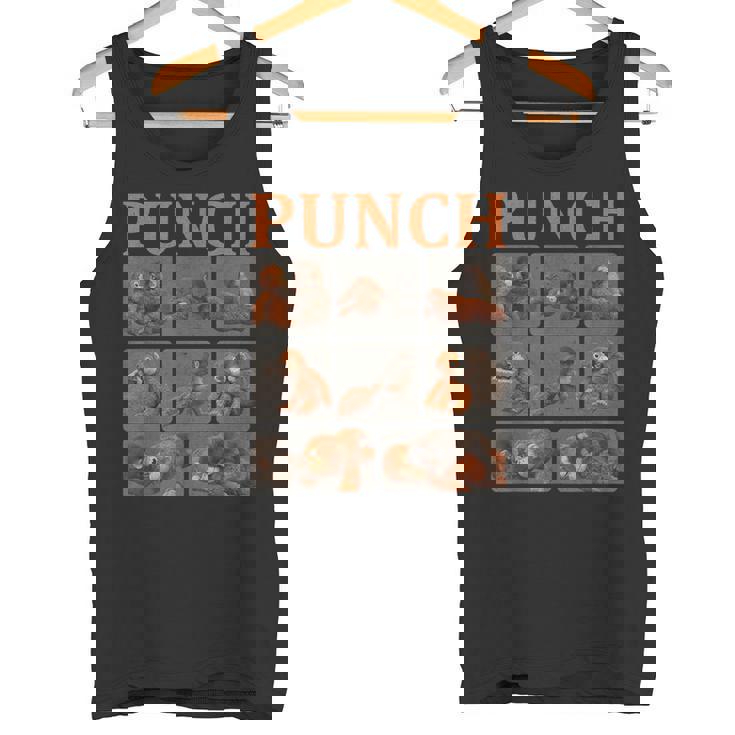 かっこいいパンチかわいい猿 タンクトップ