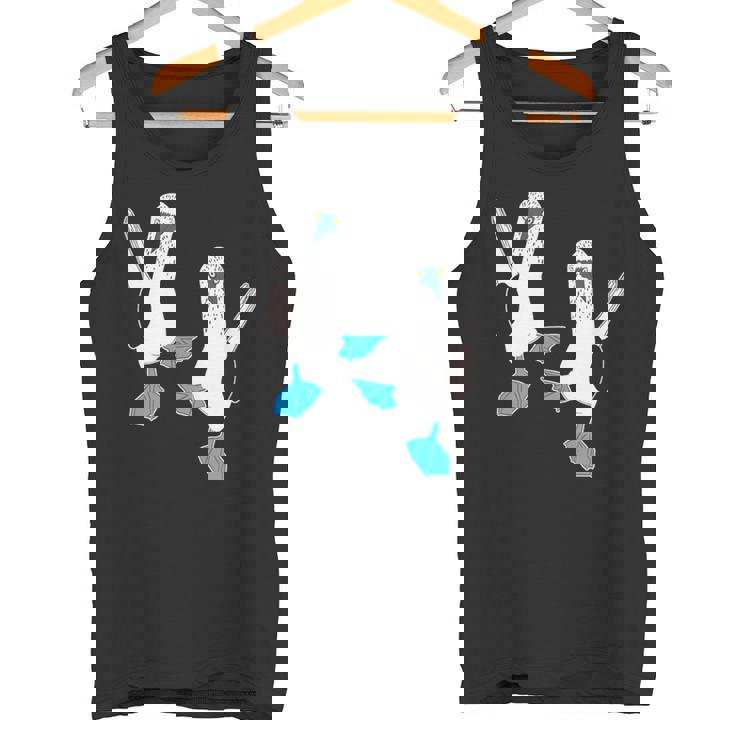 かわいいアオアシカツオドリ。 タンクトップ