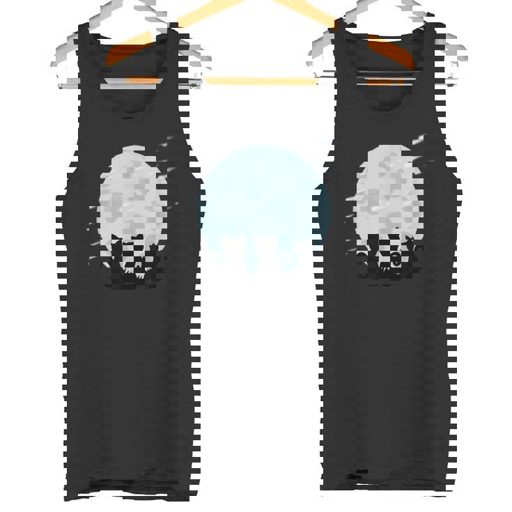 かわいい猫モチーフ 猫好き ペット カラフル ハウスキャット タンクトップ