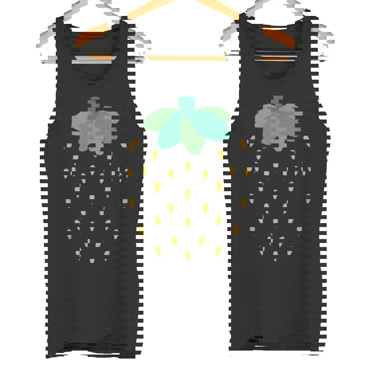 かわいい赤いイチゴ、イチゴ、フルーツ愛好家。 タンクトップ