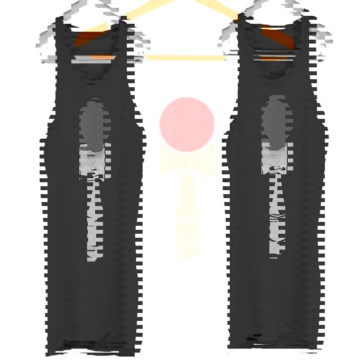 けん玉 日本製ボールとカップシャツ タンクトップ