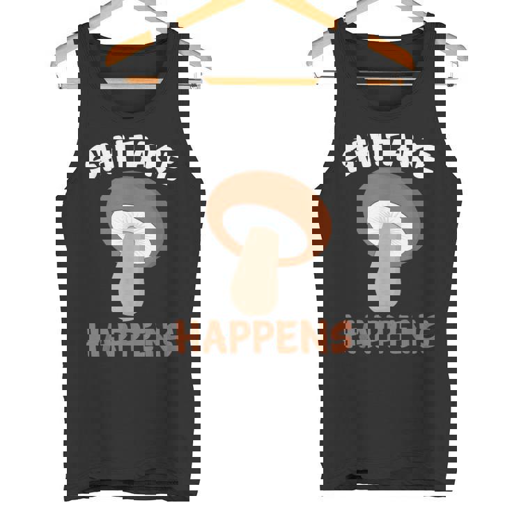 しいたけが起こる 菌類マッシュルーム タンクトップ