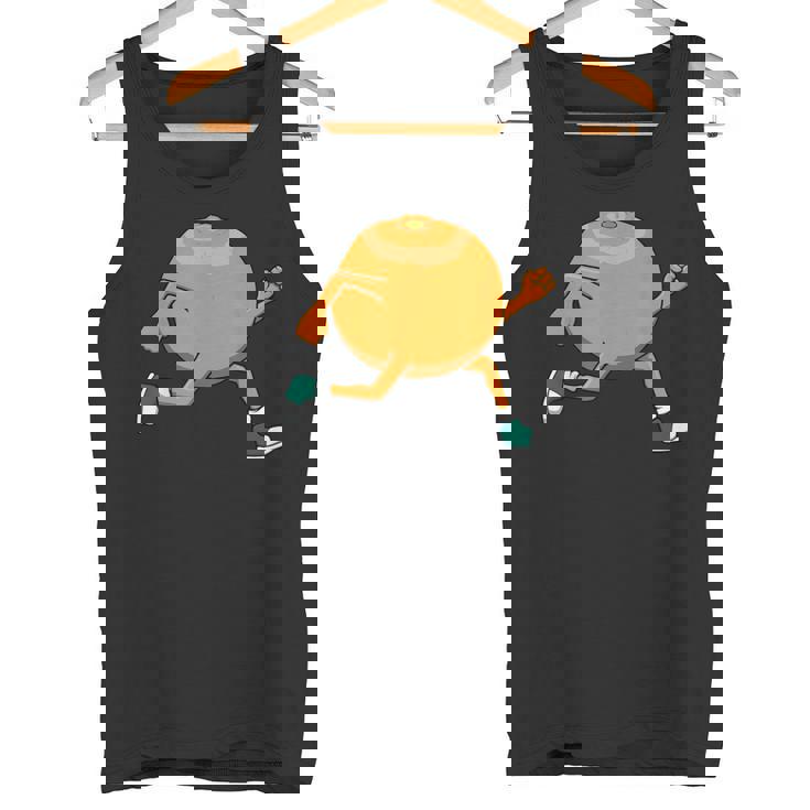 アイロニック・オレンジ・ランニング・マラソン・ホビーランナー タンクトップ