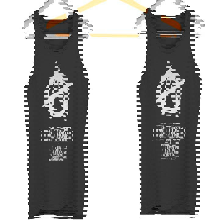 アナーキーサイン、カオス、パンク、パンクロック、アナーキー タンクトップ