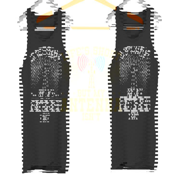 アマチュア無線デザイン 男性用 アマチュア無線機 アンテナ 長袖tシャツ タンクトップ