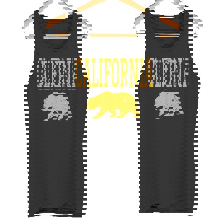 アンティーク調カリフォルニアゴールデンベア。 タンクトップ